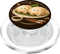 Lindo Bola De Masa Gyoza Kawaii Asiático Amante De La Comida PopSockets PopGrip para MagSafe