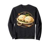 Lindo Bola De Masa Gyoza Kawaii Asiático Amante De La Comida Sudadera