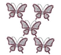 Lindo broche Art Deco pin de bricolaje para varias ocasiones (Mariposa morada)