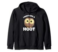 Lindo Búho De Ojos Saltones I Don't Give A Hoot Owl Sudadera con Capucha