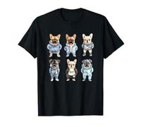 Lindo Bulldog Francés Frenchie Vibes Camiseta