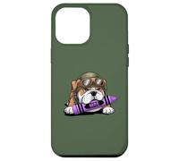 Lindo Bulldog Military I Eat Crayons Grunt MRE Eater Jarhead Carcasa para iPhone 12 Pro MAX