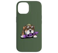 Lindo Bulldog Military I Eat Crayons Grunt MRE Eater Jarhead Carcasa para iPhone 14