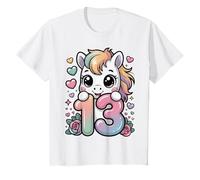 Lindo Caballo Animal 13 Cumpleaños Niña B-día 13 años Camiseta