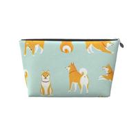 Lindo Cachorro Shiba inu, Bolsa de artículos de tocador Bolsa de Maquillaje Bolsa de cosméticos Bolsa de artículos de tocador de Viaje portátil