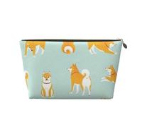 Lindo Cachorro Shiba inu, Bolsa de Maquillaje Bolsa de cosméticos Bolsa de artículos de tocador de Viaje portátil Bolsa de artículos de tocador