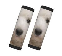 Lindo cachorro Westie, 2 piezas de fundas para asas de equipaje, cubiertas suaves y cómodas para asas de equipaje. Etiqueta para equipaje.