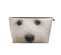Lindo Cachorro Westie, Bolsa de artículos de tocador Bolsa de Maquillaje Bolsa de cosméticos Bolsa de artículos de tocador de Viaje portátil
