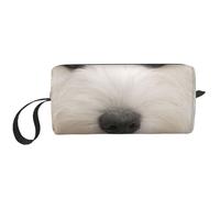 Lindo Cachorro Westie, Bolsa de Maquillaje Bolsa de cosméticos Bolsa de artículos de tocador de Viaje portátil Bolsa de Maquillaje