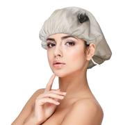Lindo cachorro westie,Gorro de dormir de satén para adultos - Gorro de dormir elástico para mujer, cubrecabello nocturno