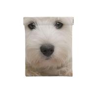 Lindo Cachorro Westie, Squeeze Top Wallet Bolsa de Almacenamiento para Mujer Monedero pequeño Bolsa de Cambio
