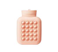 Lindo calentador de manos: botella de agua caliente multifunción portátil con inyección de agua, perfecta para mujeres en movimiento