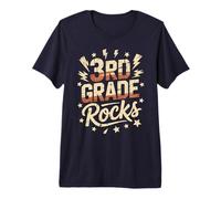 Lindo Campamento de música Tiny Humans para Profesor de 3rd Grade Rocks Camiseta Premium