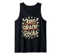 Lindo Campamento de música Tiny Humans para Profesor de 3rd Grade Rocks Camiseta sin Mangas