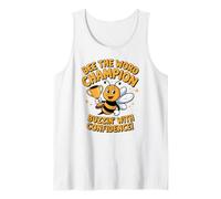 Lindo campeón de deletreo, diversión Escolar para niños y Profesores Camiseta sin Mangas