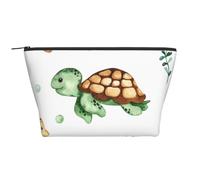 Lindo Cangrejo Tortuga Marina Acuarela, Bolsa de artículos de tocador Bolsa de Maquillaje Bolsa de cosméticos Bolsa de artículos de tocador de Viaje portátil