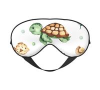 Lindo cangrejo tortuga marina acuarela, Cubreojos completos Antifaz bloqueador de luz Antifaz para dormir Antifaz suave con los ojos vendados Noche