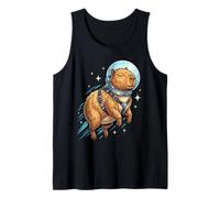 Lindo Capibara Astronauta Espacio Exterior Chill Astronomía Niños Camiseta sin Mangas