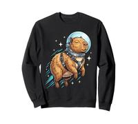 Lindo Capibara Astronauta Espacio Exterior Chill Astronomía Niños Sudadera