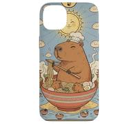 Lindo Capibara Divertido Gráfico Kawaii Ramen Y Tarot Sol Carcasa para iPhone 14 Plus