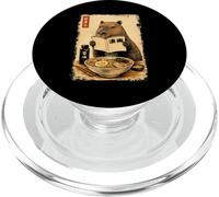 Lindo Capybara Ramen Japonés Kanji Edo Pintura PopSockets PopGrip para MagSafe