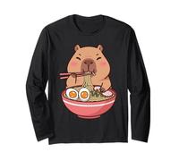 Lindo Capybara Ramen Kawaii Niños Niñas Cool Anime Adolescente Manga Larga
