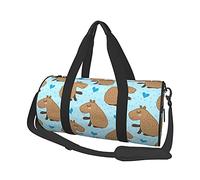 Lindo Carpincho Bolsas de Viaje de Viaje Gimnasio Equipaje Deportivo Bolsa de Viaje Grande Bolsas de Fin de Semana Durante la Noche para Hombre y Mujer