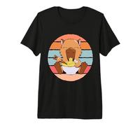 Lindo Carpincho Come Fideos Ramen Carpincho Ramen Animal Camiseta Premium