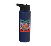 Lindo carpincho edificante animal no te preocupes Cappy Stainless Steel Insulated Water Bottle