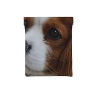 Lindo Cavalier King Charles Spaniel, Squeeze Top Wallet Bolsa de Almacenamiento para Mujer Monedero pequeño Bolsa de Cambio
