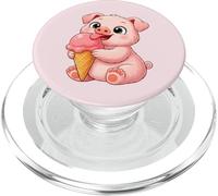 Lindo Cerdo Helado De Caricatura K PopSockets PopGrip para MagSafe