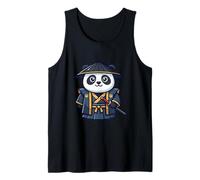 Lindo Chibi Samurai Panda Katana Cultura Japonesa Camiseta sin Mangas
