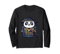 Lindo Chibi Samurai Panda Katana Cultura Japonesa Manga Larga