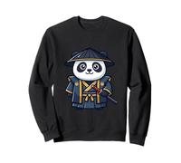 Lindo Chibi Samurai Panda Katana Cultura Japonesa Sudadera
