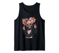 Lindo Chihuahua Retro Elegante Amante de los Perros Divertido diseño vibra Camiseta sin Mangas