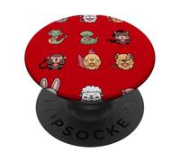 Lindo Chino Signos Animales del Zodiaco Lunar año Nuevo Chino PopSockets PopGrip Adhesivo