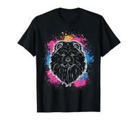 Lindo Chow Chow Dog Art Camiseta
