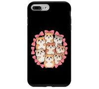 Lindo círculo de hámster Kawaii Animales Adorable diseño de Mascotas Carcasa para iPhone 7 Plus/8 Plus
