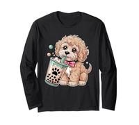 Lindo Cockapoo Puppy Love Bubble Tea Kawaii Manga Larga