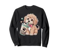 Lindo Cockapoo Puppy Love Bubble Tea Kawaii Sudadera