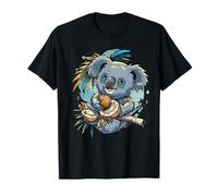 Lindo Coco Koala Oso Animal Arte Naturaleza Obra De Arte Vida Sil Camiseta