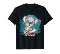 Lindo Coco Koala Oso Naturaleza Arte Animal Vida Silvestre Camiseta
