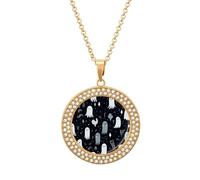 Lindo collar de diamantes de fantasmas para mujer, lindo colgante de aleación, collar de joyería de regalo, talla única, Metal, No es una piedra preciosa