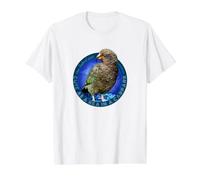 Lindo como UN Kea EN UN Pajaro Kiwi DE ESTACIONAMIENTO Camiseta gráfica económica, Hombre, Blanco, S
