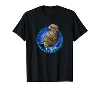 Lindo como UN Kea EN UN Pajaro Kiwi DE ESTACIONAMIENTO Camiseta gráfica económica, Hombre, Negro, XL