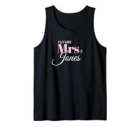 Lindo Compromiso Sra. Jones Despedida de Soltera Camiseta sin Mangas