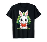 Lindo Conejito de Libros Debajo del árbol de la Historia para niños lectores Camiseta
