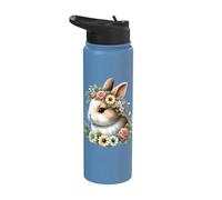 Lindo Conejito De Pascua Para Niños Regalo De Pascua Para Stainless Steel Insulated Water Bottle