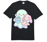 Lindo Conejito Fantasma Amante del Café Kawaii Halloween Amante Comfort Colors Adult Heavyweight T-Shirt