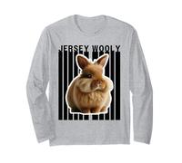 Lindo conejito Jersey Wooly Rabbit Lovers Manga Larga